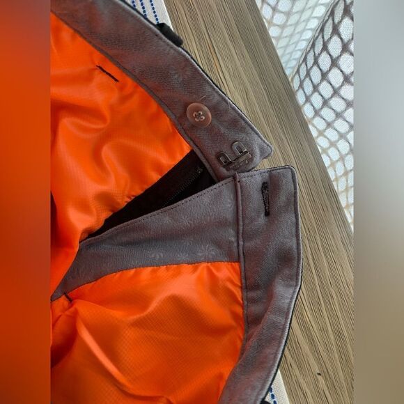 Fabletics Womens Snow Ski Pants Black/ Gray Sz 8 Lined  Kick Flare Zipper - Picture 11 of 17